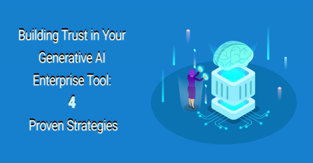 Trustworthy AI concept with a person extending a hand, symbolizing trust in technology