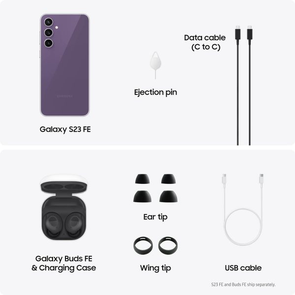 Samsung Galaxy S23 FE Cell Phone Bundle with Galaxy Buds FE - Image 2