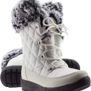ArcticShield Women's Comfortable Memory Foam Fur Winter Snow Boots