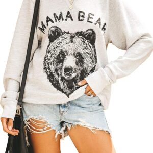 Blooming Jelly Women's Long Sleeve Top Loose  Pullover Sweatshirt