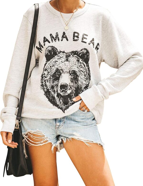 Blooming Jelly Women's Long Sleeve Top Loose  Pullover Sweatshirt