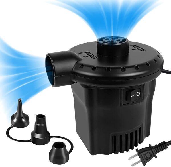 BLUELF Air Pump for Inflatables Air Mattress Pump  Pool Floats