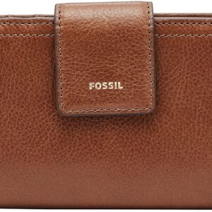 Fossil Women's Logan Leather RFID-Blocking Tab Clutch Wallet