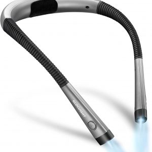 Glocusent LED Neck Reading Light, Book Light for Reading in Bed