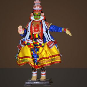 Kathakali'' Classical Indian Dance Full Costume -18-inch