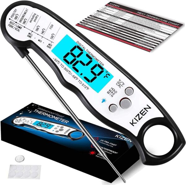 Kizen Digital Meat Thermometers for Cooking Food Thermometer