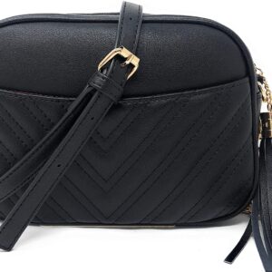 Lola Mae Quilted Crossbody Bag, Trendy Design Shoulder Purse