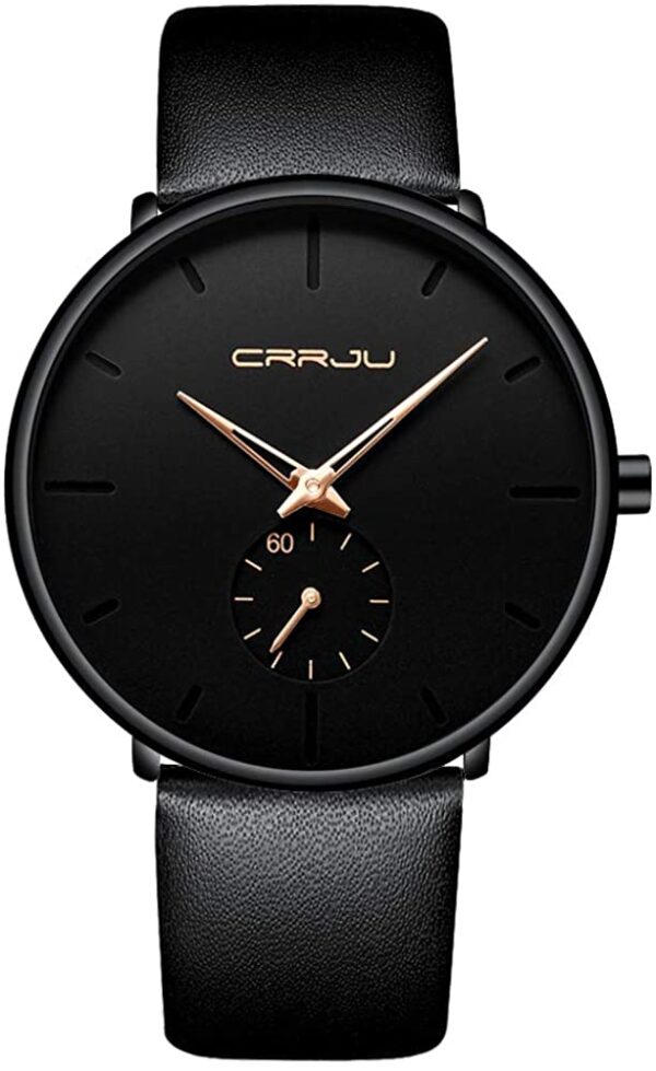 Mens Watches Ultra-Thin Minimalist Waterproof-Fashion