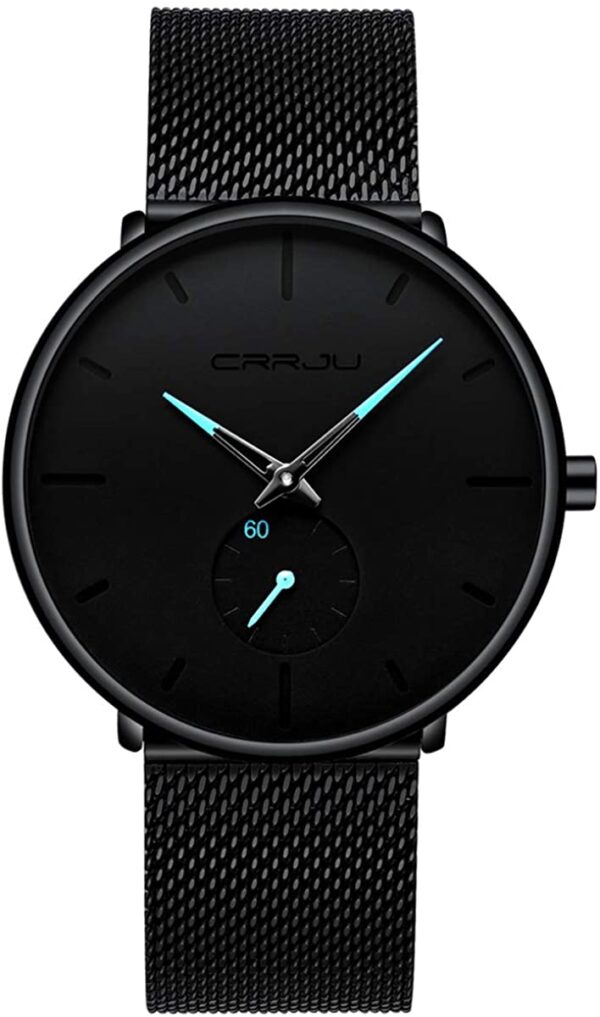 Mens Watches Ultra-Thin Minimalist Waterproof Wrist Watch