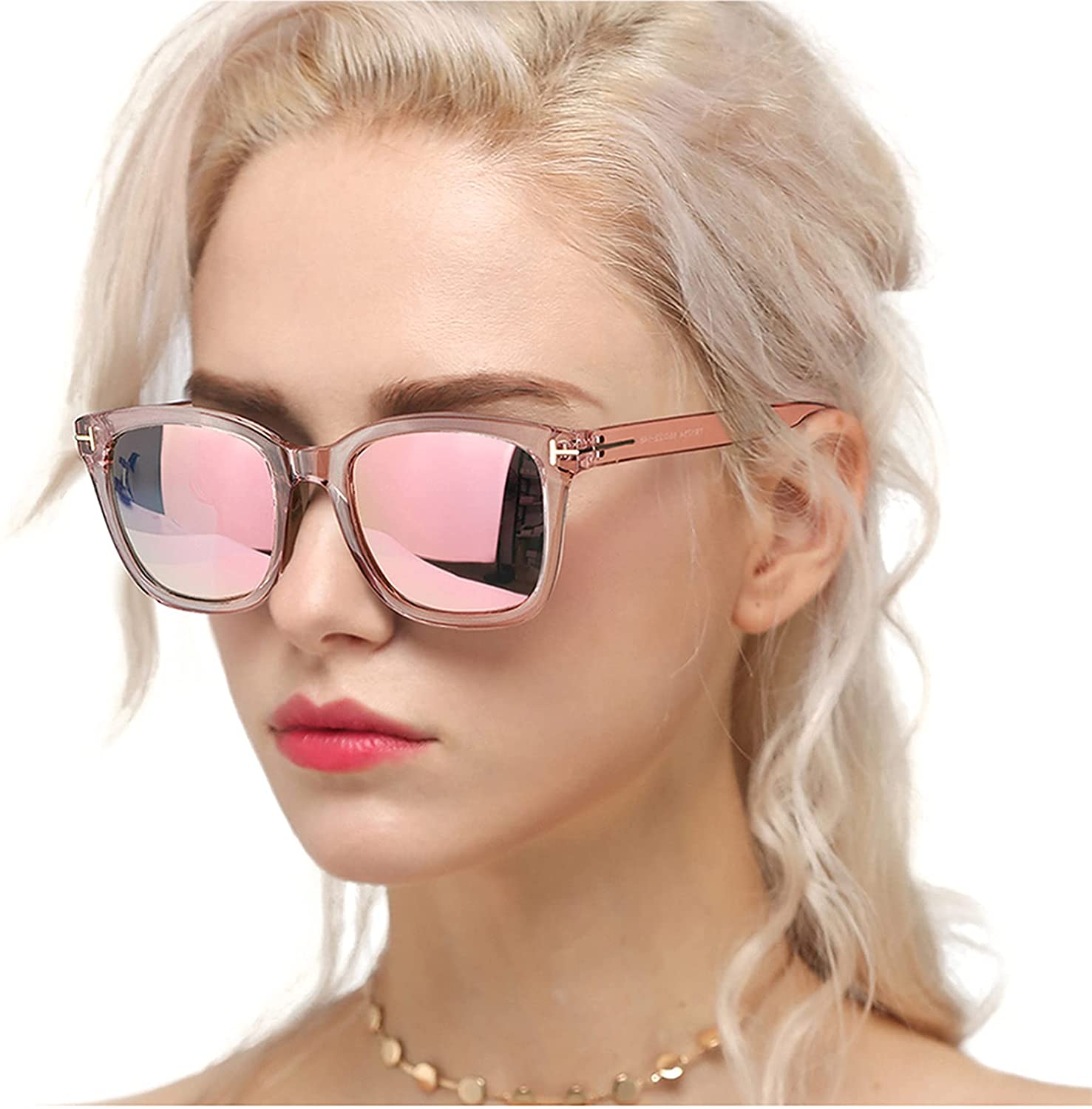 Myiaur Fashion Sunglasses for Women Polarized Driving Anti Glare