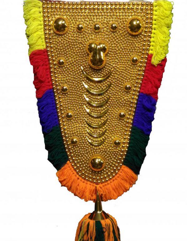 Traditional Handmade ''Nettipattam'' Caparison 18-inch