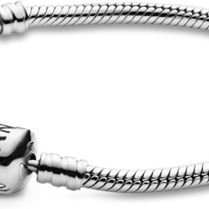 Pandora Jewelry Iconic Moments Snake Chain Silver Bracelet
