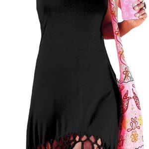 pinziko Beach Dress Bikini Cover Up Casual Vacation Short Dresses