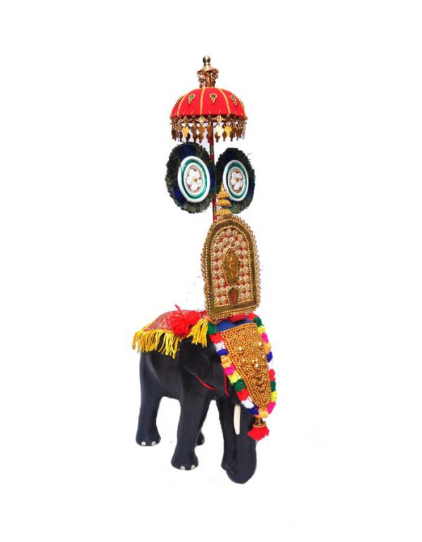 ''Pooram Elephant'' Festival Craft Of Kerala 6-inch