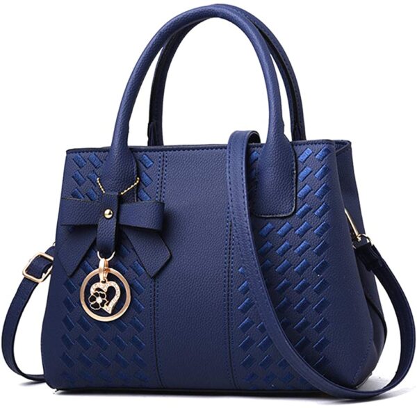 Purses and Handbags PU Leather Top Handle Satchel Shoulder Tote Bags