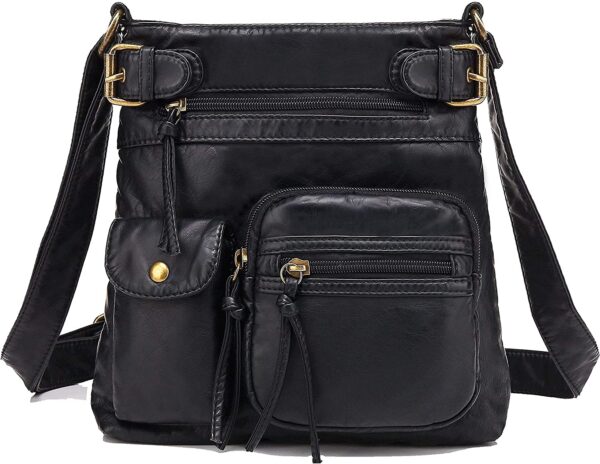 Scarleton Multi Pocket Crossbody Bag for Women, Shoulder Bag