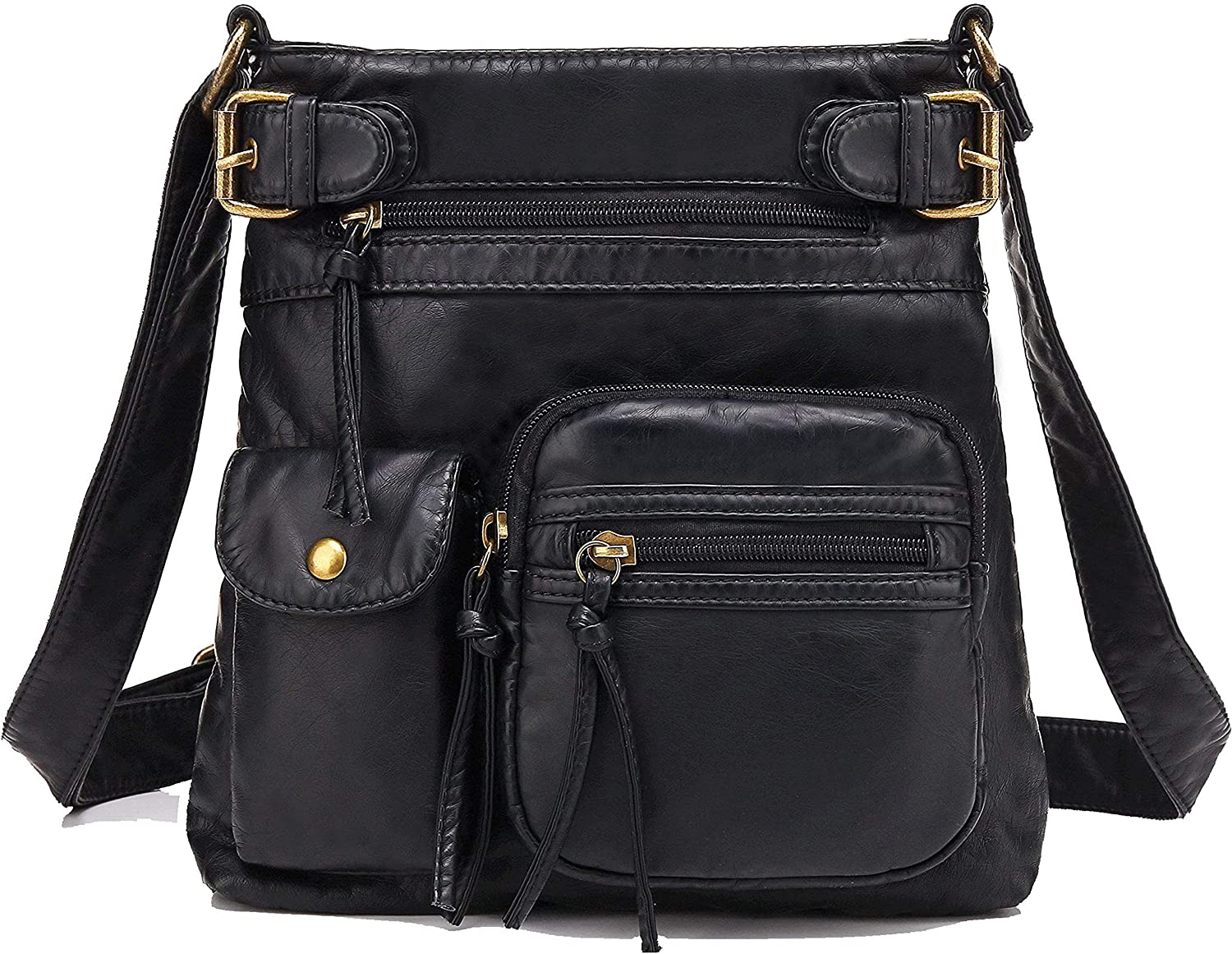 Scarleton Multi Pocket Crossbody Bag for Women, Shoulder Bag
