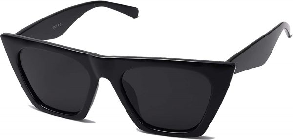SOJOS Oversized Square Cateye Polarized Sunglasses for Women Men