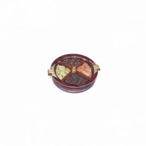 Spices In 'Uruli' Traditional Cookware 5-in Diameter