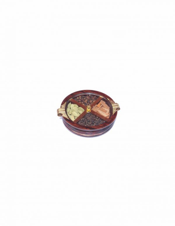 Spices In 'Uruli' Traditional Cookware 5-in Diameter