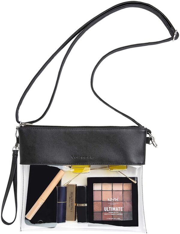 Vorspack Clear Crossbody Purse Stadium Approved Clear Concert Bag