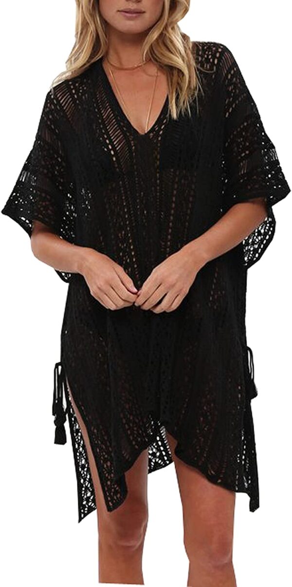 Wander Agio Beach Swimsuit for Women Sleeve Coverups Bikini