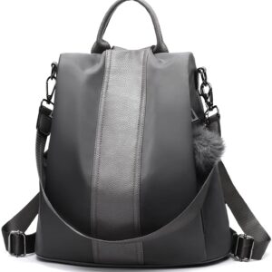 Women Backpack Purse Waterproof Nylon Anti-theft RucksackShoulder Bag